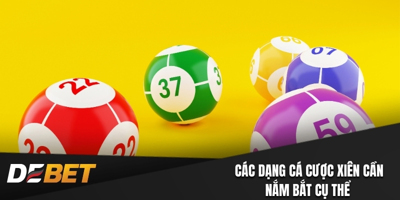 Các dạng cá cược xiên cần nắm bắt cụ thể 