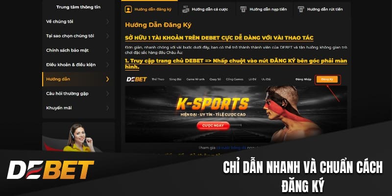 Chỉ dẫn nhanh và chuẩn cách đăng ký