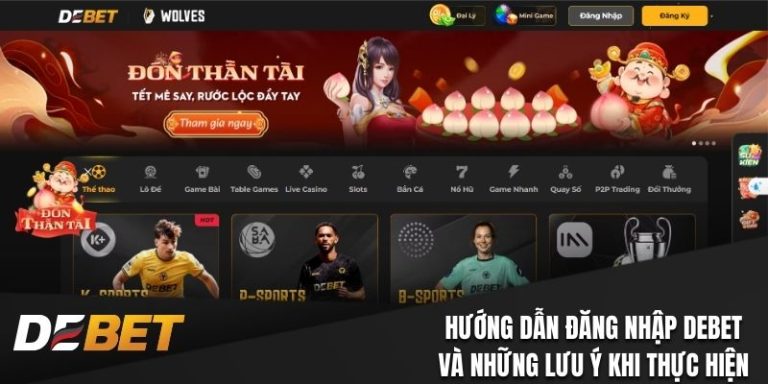 Đăng nhập Debet