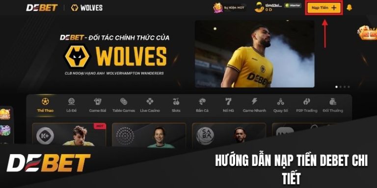 Nạp Tiền Debet