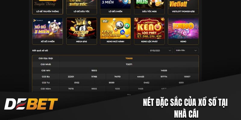 Nét đặc sắc của xổ số tại nhà cái